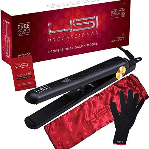 2. HSI Professional Ceramic Tourmaline Ionic Flat Iron Hair Straightener