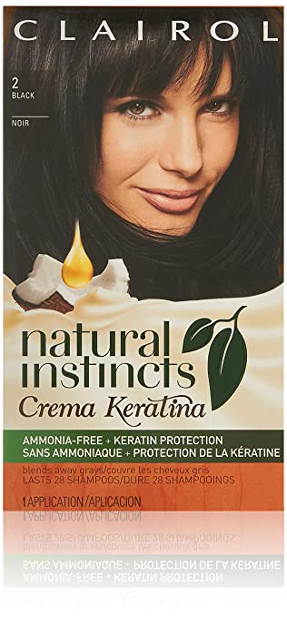 1. Clairol Natural Instincts Crema Keratina Hair Color Kit