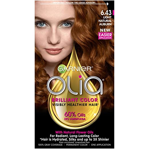 2. Garnier Olia Ammonia Free Hair Color