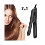 BESTBOMG Professional Ionic Flat Iron Worldwide Dual Voltage Hair Straightener Ceramic Tourmaline