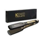 KIPOZI Professional Titanium Flat Iron Hair Straightener with Digital LCD Display