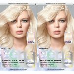 L'Oréal Paris Feria Multi-Faceted Shimmering Permanent Hair Color, Extreme Platnium, 2 COUNT Hair Dye