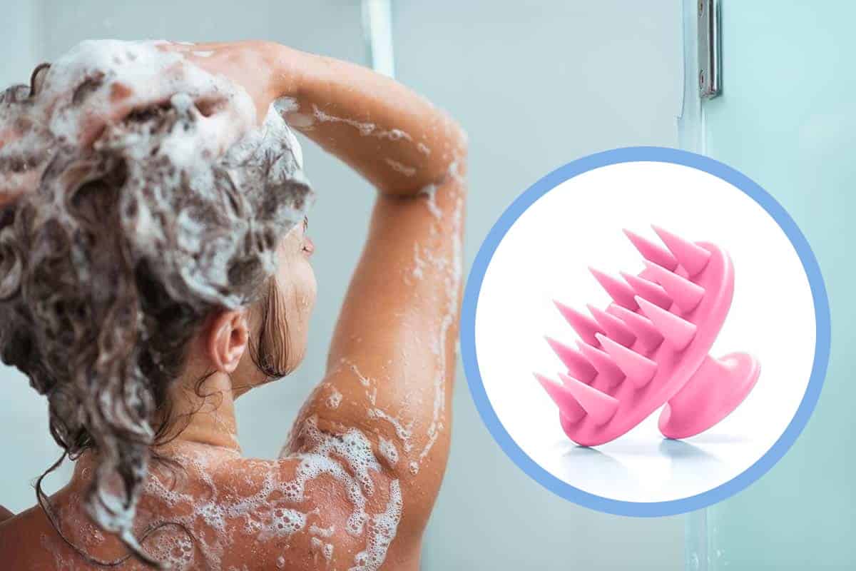 como usar uma escova de shampoo